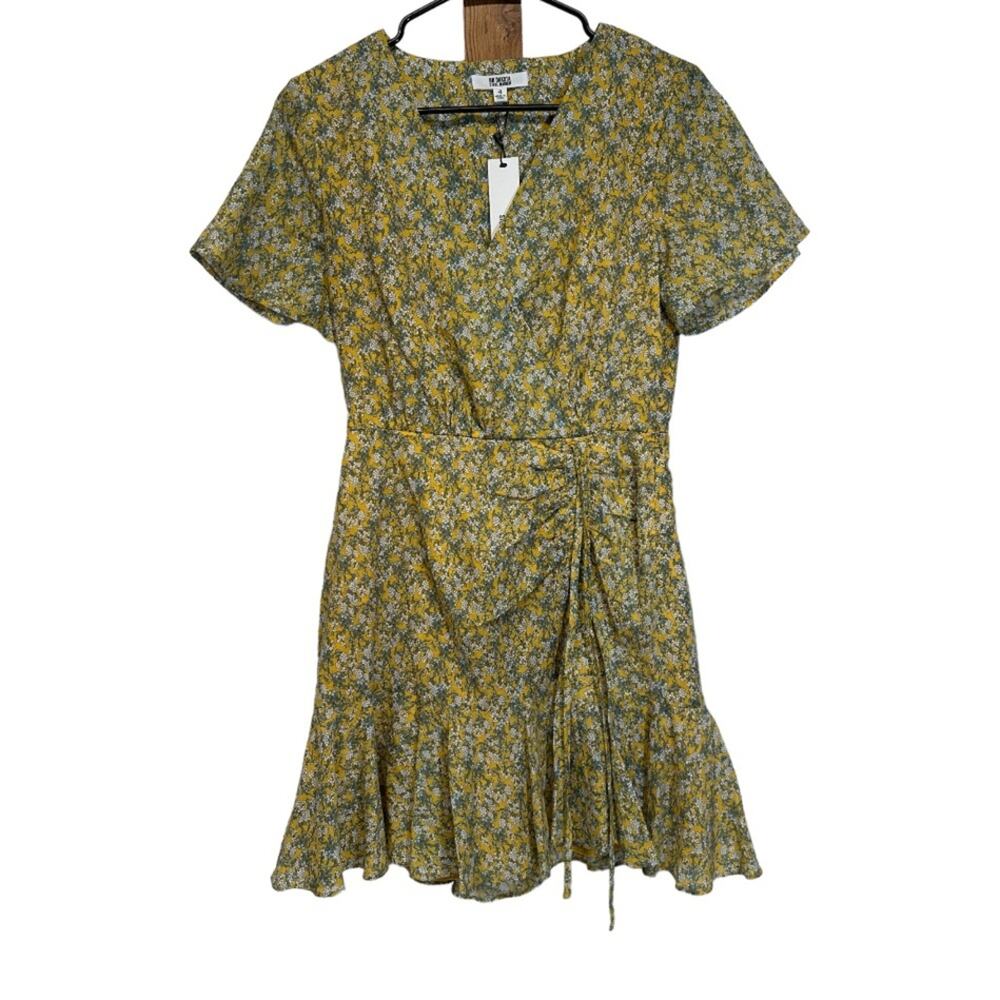 BB Dakota by Steve Madden Big Flirt Energy Dress in Sunflower Size 4